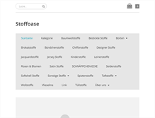 Tablet Screenshot of luxus-stoffe.com